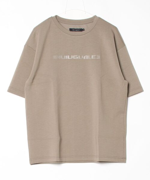 1 piu 1 uguale 3（ウノピゥウノウグァーレトレ）の「S/S CREW（Tシャツ/カットソー・メンズ・グレイッシュベージュ/ブラック/トップグレー・Ⅳ/Ⅲ/Ⅵ）」の10枚目の写真