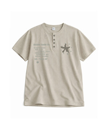 スターフィッシュ ヘンリーネック ワッフルTシャツ