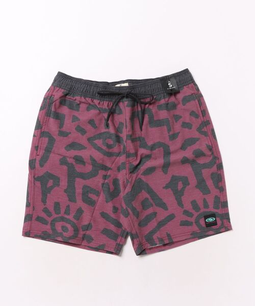 rip curl（リップカール）の「【RIPCURL/リップカール】ボードショーツ　ハイブリッドショーツ　水陸両用　ウエストゴム　速乾　レトロサーフトランクス・バギーショーツ(水着)（水着・メンズ・ブルー系その他/プラム・MEDIUM/LARGE/SMALL）」の5枚目の写真