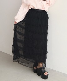 ティアードフリルスカート