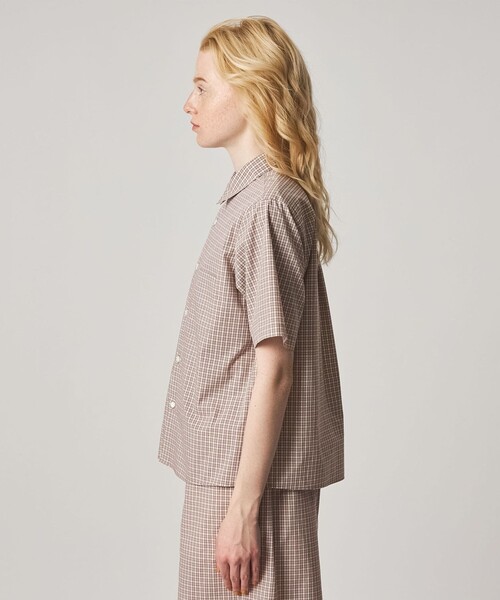 Steven Alan(スティーブンアラン)の「<Steven Alan>チェック ショートスリーブ シャツ(シャツ/ブラウス・レディース・ブラック/ベージュ・S/M)」の11枚目の写真