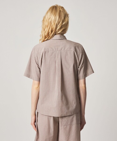 Steven Alan(スティーブンアラン)の「<Steven Alan>チェック ショートスリーブ シャツ(シャツ/ブラウス・レディース・ブラック/ベージュ・S/M)」の12枚目の写真