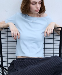 【4色展開】ベーシックオフショルTEE
