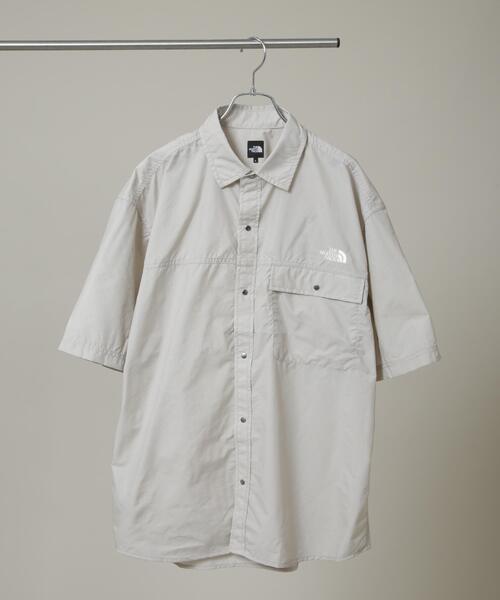 THE NORTH FACE(ザノースフェイス)の「THE NORTH FACE/S/S Nupste Shirt(シャツ/ブラウス・メンズ・グレー/アイボリー/ブラック・M/L)」の3枚目の写真