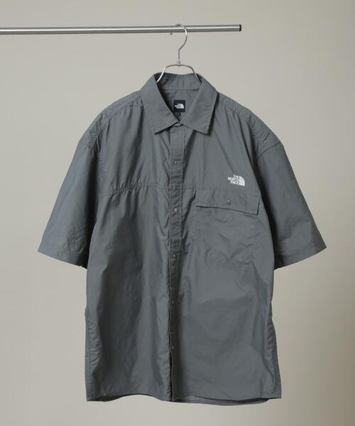 THE NORTH FACE(ザノースフェイス)の「THE NORTH FACE/S/S Nupste Shirt(シャツ/ブラウス・メンズ・グレー/アイボリー/ブラック・M/L)」の1枚目の写真