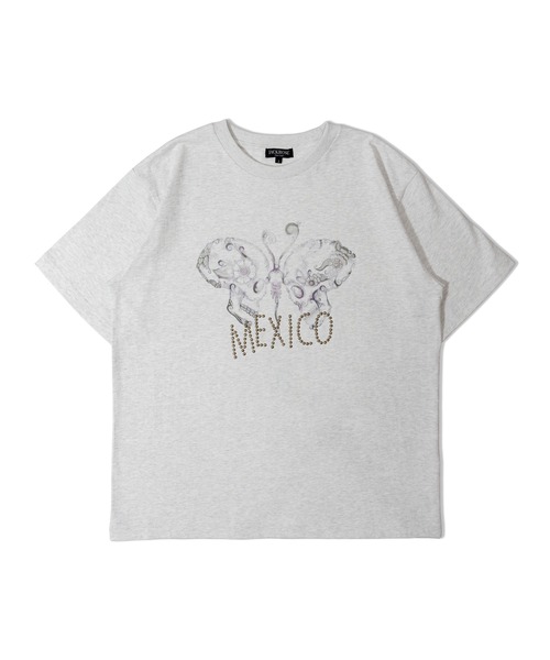 JACKROSE(ジャックローズ)の「JE STUDS PRINT TEE(Tシャツ/カットソー・メンズ・ナチュラル/ブラック/オートミール・M/L/XL)」の6枚目の写真