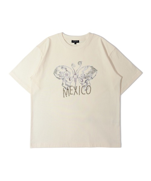 JACKROSE(ジャックローズ)の「JE STUDS PRINT TEE(Tシャツ/カットソー・メンズ・ナチュラル/ブラック/オートミール・M/L/XL)」の8枚目の写真