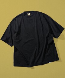 限定展開 RUSSELL ATHLETIC×FREAK'S STORE ラッセル アスレチック 別注 プレミアム ワイド クルーネック Tシャツ カットソー 半袖 シルケット