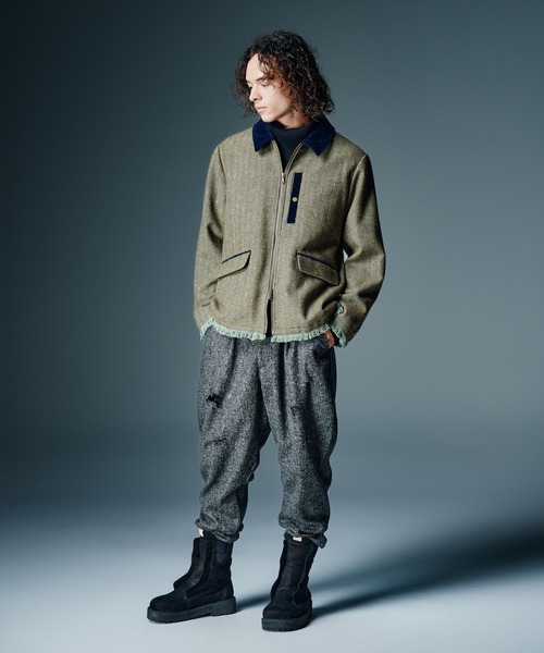glamb(グラム)の「Tweed Jogger Pants / ツイードジョガーパンツ(その他パンツ・メンズ・グレー/ブラウン・S/M/L)」の8枚目の写真