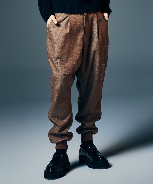 glamb(グラム)の「Tweed Jogger Pants / ツイードジョガーパンツ(その他パンツ・メンズ・グレー/ブラウン・S/M/L)」の21枚目の写真
