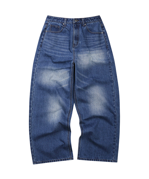 DESIRED(デシレッド)の「ウォッシングワイドデニム-FASK2301B0N(デニムパンツ・レディース・ブルー・MEDIUM/LARGE/X-LARGE)」の1枚目の写真