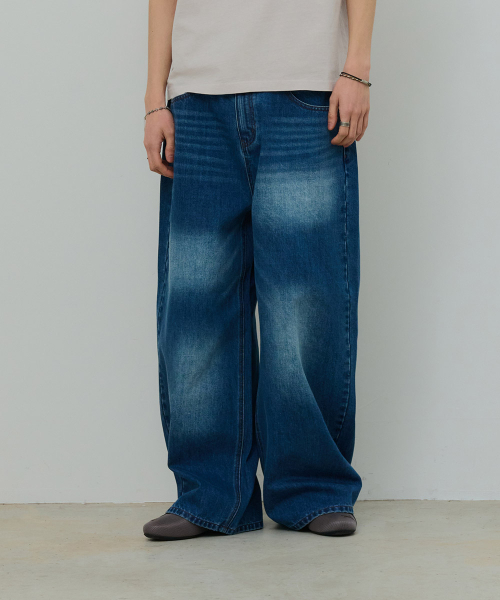DESIRED(デシレッド)の「ウォッシングワイドデニム-FASK2301B0N(デニムパンツ・レディース・ブルー・MEDIUM/LARGE/X-LARGE)」の5枚目の写真