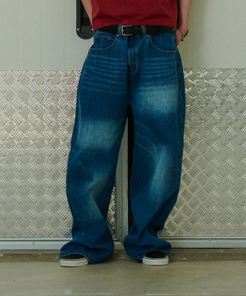DESIRED(デシレッド)の「ウォッシングワイドデニム-FASK2301B0N(デニムパンツ・レディース・ブルー・MEDIUM/LARGE/X-LARGE)」の7枚目の写真