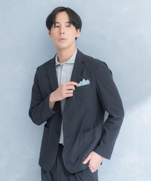 URBAN RESEARCH DOORS（アーバンリサーチドアーズ）の「LIFE STYLE TAILOR　シアサッカーストレッチジャケット（その他アウター・メンズ・ネイビー/グレー/ベージュ・X-LARGE/LARGE/SMALL/MEDIUM）」の5枚目の写真