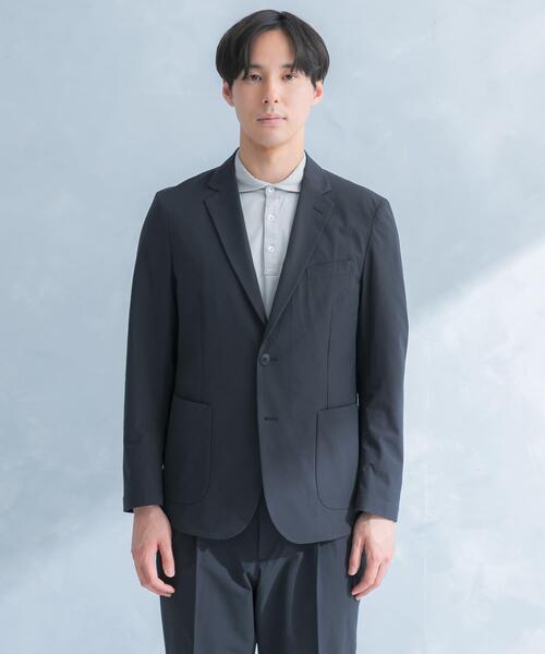 URBAN RESEARCH DOORS（アーバンリサーチドアーズ）の「LIFE STYLE TAILOR　シアサッカーストレッチジャケット（その他アウター・メンズ・ネイビー/グレー/ベージュ・X-LARGE/LARGE/SMALL/MEDIUM）」の14枚目の写真