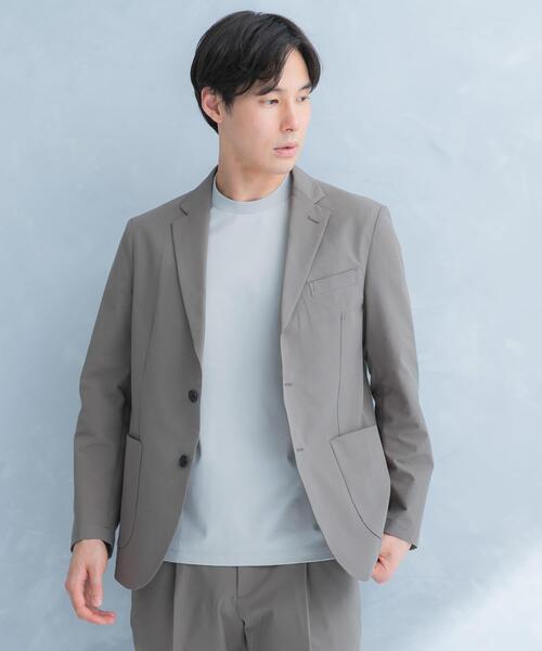 URBAN RESEARCH DOORS（アーバンリサーチドアーズ）の「LIFE STYLE TAILOR　シアサッカーストレッチジャケット（その他アウター・メンズ・ネイビー/グレー/ベージュ・X-LARGE/LARGE/SMALL/MEDIUM）」の21枚目の写真