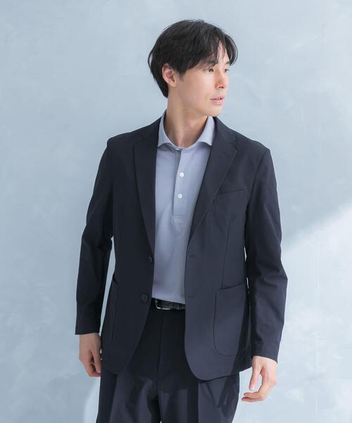 URBAN RESEARCH DOORS（アーバンリサーチドアーズ）の「LIFE STYLE TAILOR　シアサッカーストレッチジャケット（その他アウター・メンズ・ネイビー/グレー/ベージュ・X-LARGE/LARGE/SMALL/MEDIUM）」の7枚目の写真