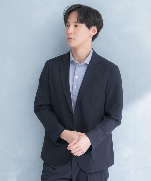 URBAN RESEARCH DOORS（アーバンリサーチドアーズ）の「LIFE STYLE TAILOR　シアサッカーストレッチジャケット（その他アウター・メンズ・ネイビー/グレー/ベージュ・X-LARGE/LARGE/SMALL/MEDIUM）」の11枚目の写真