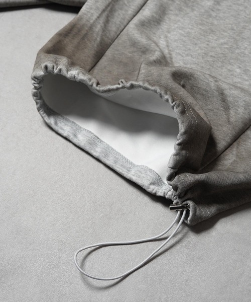 1111clothing(ワンフォークロージング)の「スプレー加工 ワイドスウェットパンツ / Spray-Printed Wide Sweatpants(スウェットパンツ・メンズ・ブラック/グレー・M/S)」の12枚目の写真