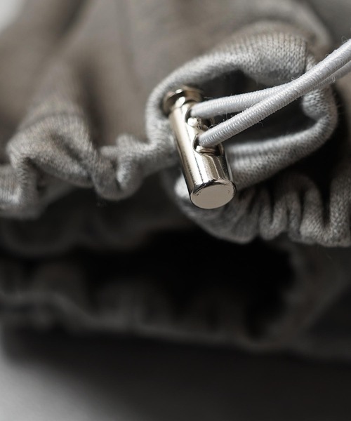 1111clothing(ワンフォークロージング)の「スプレー加工 ワイドスウェットパンツ / Spray-Printed Wide Sweatpants(スウェットパンツ・メンズ・ブラック/グレー・M/S)」の13枚目の写真