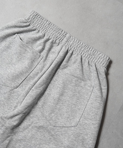 1111clothing(ワンフォークロージング)の「スプレー加工 ワイドスウェットパンツ / Spray-Printed Wide Sweatpants(スウェットパンツ・メンズ・ブラック/グレー・M/S)」の14枚目の写真