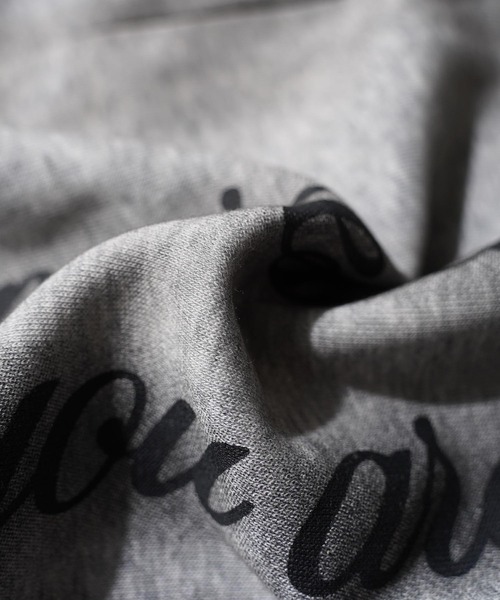 1111clothing(ワンフォークロージング)の「スプレー加工 ワイドスウェットパンツ / Spray-Printed Wide Sweatpants(スウェットパンツ・メンズ・ブラック/グレー・M/S)」の8枚目の写真