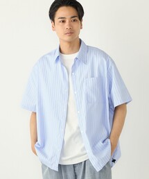 【WEB限定】SHIPS Colors:ストライプ ボックス シャツ◇