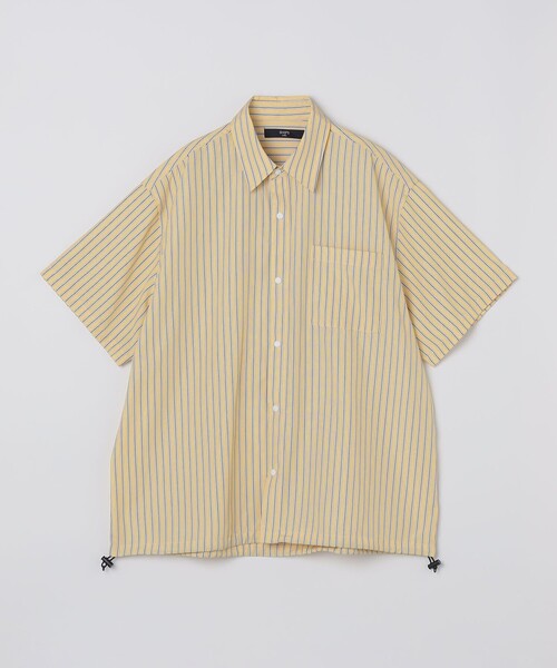 SHIPS Colors(シップス カラーズ)の「【WEB限定】SHIPS Colors:ストライプ ボックス シャツ◇(シャツ/ブラウス・メンズ・ネイビー/イエロー/ブルー・MEDIUM/X-LARGE/LARGE)」の4枚目の写真