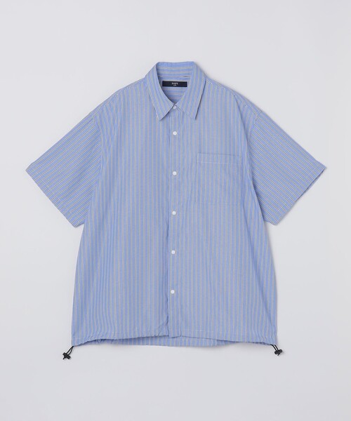 SHIPS Colors(シップス カラーズ)の「【WEB限定】SHIPS Colors:ストライプ ボックス シャツ◇(シャツ/ブラウス・メンズ・ネイビー/イエロー/ブルー・MEDIUM/X-LARGE/LARGE)」の6枚目の写真