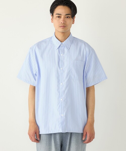 SHIPS Colors(シップス カラーズ)の「【WEB限定】SHIPS Colors:ストライプ ボックス シャツ◇(シャツ/ブラウス・メンズ・ネイビー/イエロー/ブルー・MEDIUM/X-LARGE/LARGE)」の15枚目の写真
