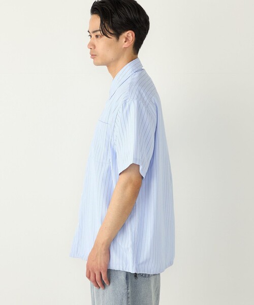 SHIPS Colors(シップス カラーズ)の「【WEB限定】SHIPS Colors:ストライプ ボックス シャツ◇(シャツ/ブラウス・メンズ・ネイビー/イエロー/ブルー・MEDIUM/X-LARGE/LARGE)」の16枚目の写真