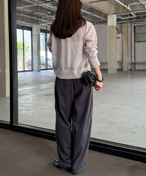 fredy emue(フレディエミュ)の「接触冷感カーブスウェットパンツ(その他パンツ・レディース・チャコールグレー/グレー・38)」の13枚目の写真