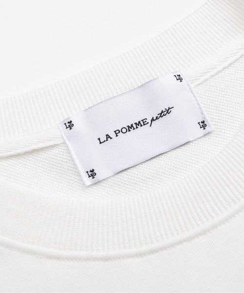 LA POMME petit（ラポミ・プチ）の「LA POMME petit Signature Philosophy Sweat（スウェット・レディース・ホワイト/ブラック・FREE）」の5枚目の写真