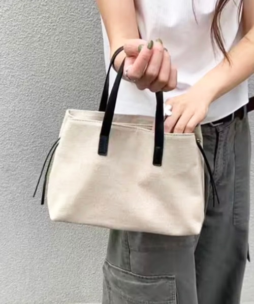 ammy.(エイミードット)の「【 ammy. / エイミードット 】 スクエア 麻 バッグ(ショルダーバッグ・レディース・ナチュラル・FREE)」の7枚目の写真
