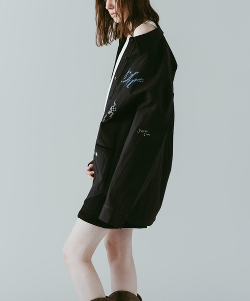 Knuth Marf（クヌースマーフ）の「【Knuth Marf】embroidered shirt（シャツ/ブラウス・レディース・アイボリー/マルチ/ブラック・FREE）」の22枚目の写真