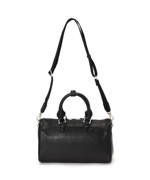 AVIREX(アヴィレックス)の「VARSITY LEATHER MINI DUFFLE BAG/バーシティーミニダッフルバッグ(トートバッグ・レディース・ブラック・F)」の13枚目の写真