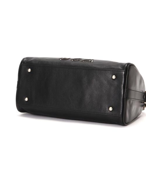 AVIREX(アヴィレックス)の「VARSITY LEATHER MINI DUFFLE BAG/バーシティーミニダッフルバッグ(トートバッグ・レディース・ブラック・F)」の17枚目の写真
