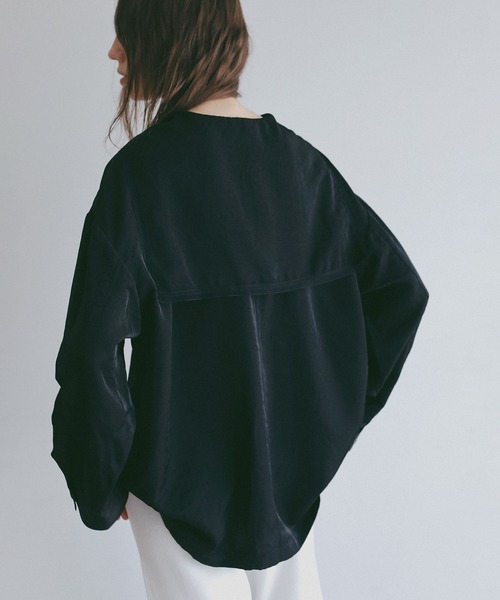 Sailor Collar Loose Shirt — свободная рубашка с матросским воротником