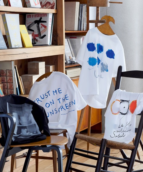 IDEE（イデー）の「［ＩＤＥＥ］ＩＤＥＥ　Ｄｅｓｓｉｎ　Ｔシャツ　カインド・オブ・ブルー（Tシャツ/カットソー・レディース・その他・FREE）」の5枚目の写真