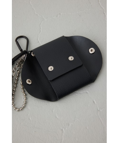 AZUL by moussy(アズールバイマウジー)の「コインケース付きバッグチャーム(コインケース・メンズ・ブラック・FREE)」の7枚目の写真
