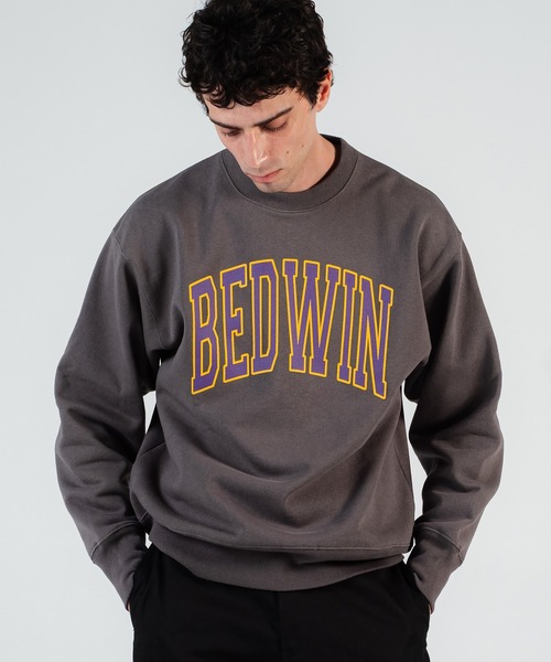 BEDWIN & THE HEARTBREAKERS(ベドウィン アンド ザ ハートブレイカーズ)の「L/S VARSITY SWEATSHIRT "Varsity"(スウェット・メンズ・ライトグレー/グレー/チャコール/ブラック・SMALL/MEDIUM/LARGE/XX-LARGE/X-LARGE)」の4枚目の写真
