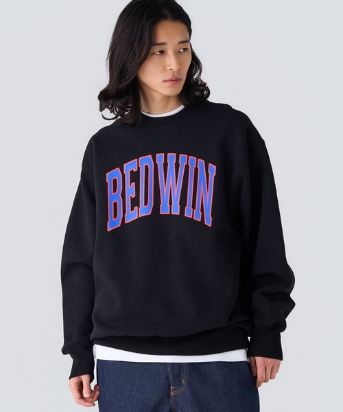 BEDWIN & THE HEARTBREAKERS(ベドウィン アンド ザ ハートブレイカーズ)の「L/S VARSITY SWEATSHIRT "Varsity"(スウェット・メンズ・ライトグレー/グレー/チャコール/ブラック・SMALL/MEDIUM/LARGE/XX-LARGE/X-LARGE)」の2枚目の写真