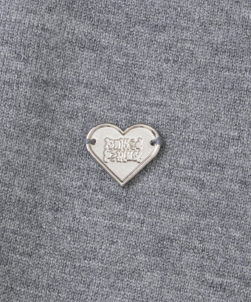 KNITTED（ニッティド）の「(W) ベーシックエッセンシャルウォッシャブルラウンド半袖ニット グレー（ニット/セーター・レディース・その他・FREE）」の6枚目の写真