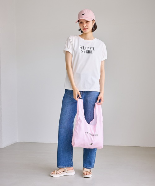 ROPE' PICNIC（ロペピクニック）の「コットンツイル刺繍キャップ/抗菌防臭（キャップ・レディース・キナリ/ピンク/ネイビー・FREE）」の9枚目の写真
