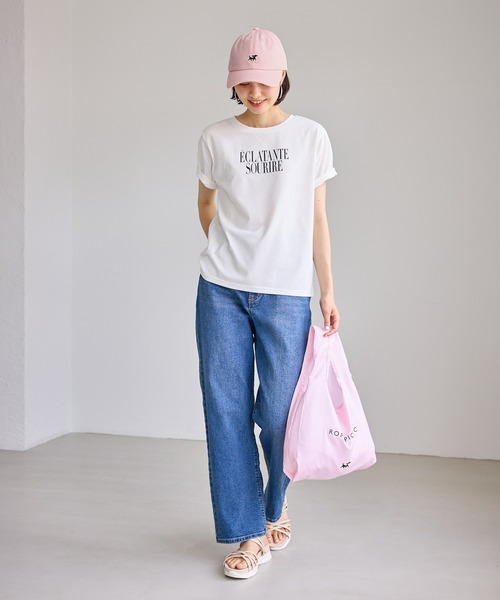 ROPE' PICNIC（ロペピクニック）の「コットンツイル刺繍キャップ/抗菌防臭（キャップ・レディース・キナリ/ピンク/ネイビー・FREE）」の10枚目の写真