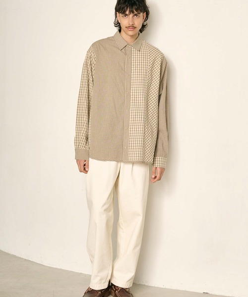 Kelen（ケレン）の「「KELEN MENS / ケレン メンズ」WEYDEN（シャツ/ブラウス・メンズ・ベージュ/ブラウン・38/40/42）」の3枚目の写真