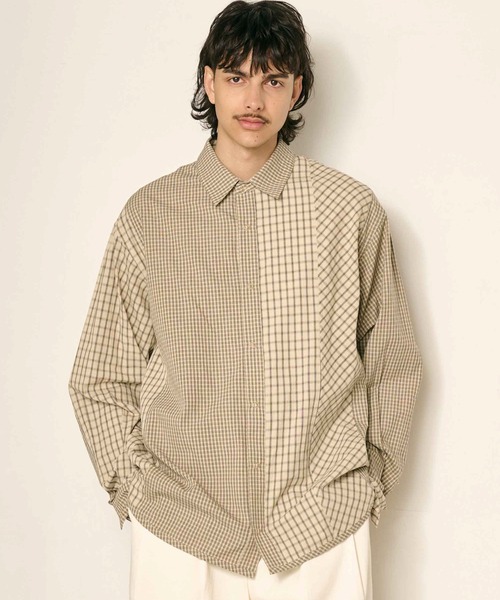 Kelen（ケレン）の「「KELEN MENS / ケレン メンズ」WEYDEN（シャツ/ブラウス・メンズ・ベージュ/ブラウン・38/40/42）」の4枚目の写真