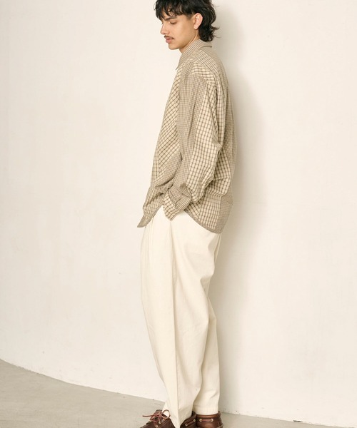 Kelen（ケレン）の「「KELEN MENS / ケレン メンズ」WEYDEN（シャツ/ブラウス・メンズ・ベージュ/ブラウン・38/40/42）」の5枚目の写真