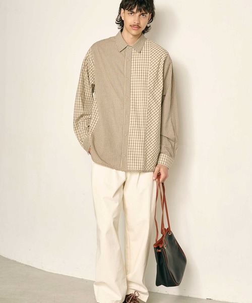 Kelen（ケレン）の「「KELEN MENS / ケレン メンズ」WEYDEN（シャツ/ブラウス・メンズ・ベージュ/ブラウン・38/40/42）」の9枚目の写真