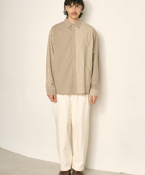 Kelen（ケレン）の「「KELEN MENS / ケレン メンズ」WEYDEN（シャツ/ブラウス・メンズ・ベージュ/ブラウン・38/40/42）」の11枚目の写真